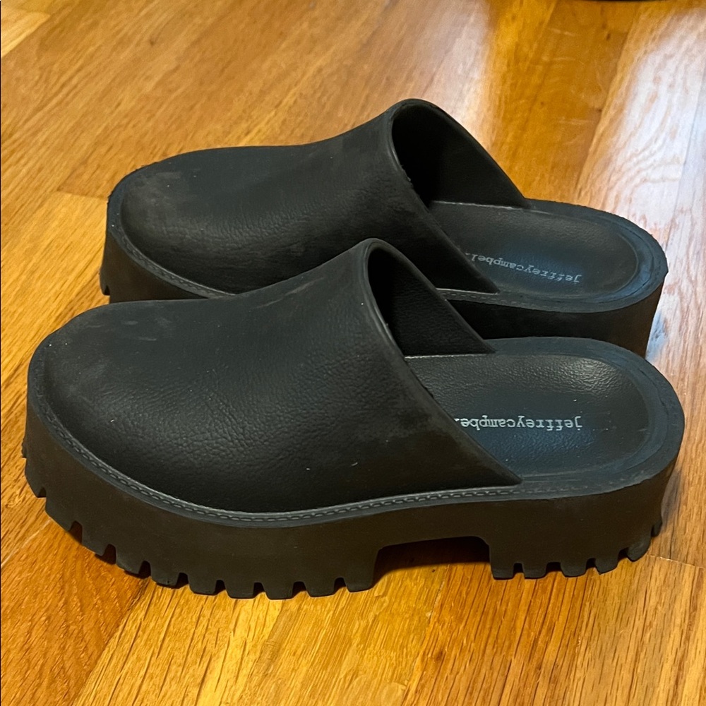 Jeffrey Campbell Black Mules
